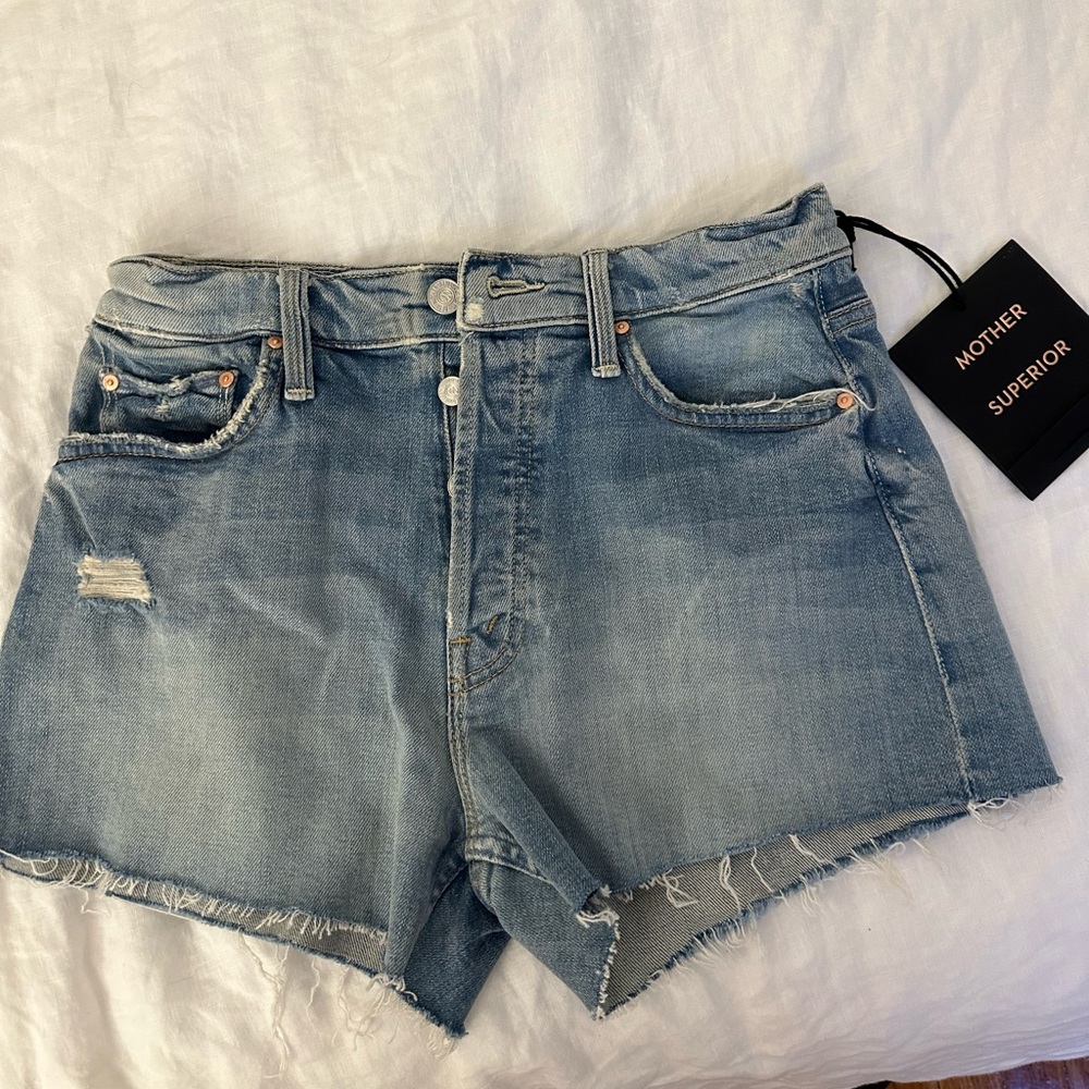 Mother denim jean shorts